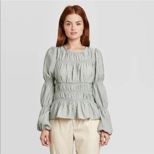 Puff Long Sleeve Blouse